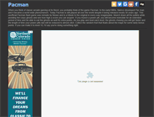 Tablet Screenshot of pacman4u.com
